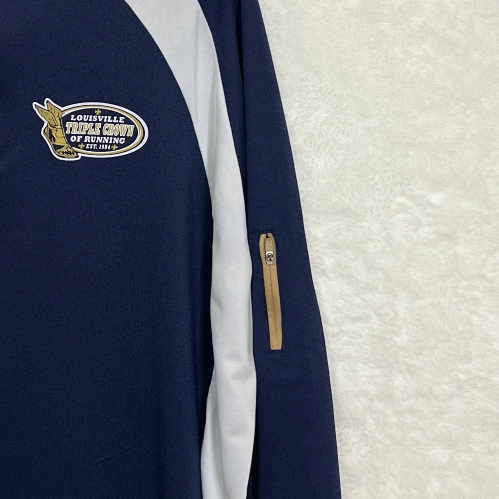 Ventures‎ Endurance Louisville Triple Crown of Running Quarter Zip Pullover Navy